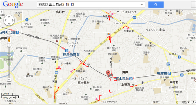 木村家　広域地図